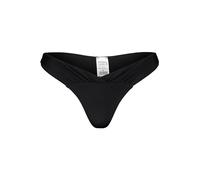 ALIFE and Kickin ZulaAK A Bikini Pant - Einfarbige Damen Bikinihose, Trendiger Bikini Tanga, Bademode mit Wickeldetail, Höher Bikinislip Black XXL