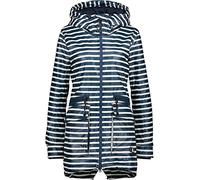 Langjacke ALIFE & KICKIN "AudreyAK B Raincoat Damen Übergangsjacke" Gr. M, blau (marine) Damen Jacken Lange (36920203-M)