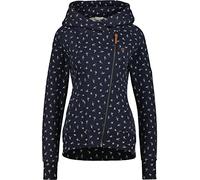 alife & kickin and Kickin Damen SnakecharmerAK Sweatjacket Sweatjacke Kapuzensweatjacke, Marine, L