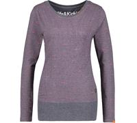 Alife & Kickin Damen ConnyAK Z Longsleeve Marine Melange-XS