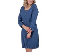 alife & kickin Damen DoroAK DNM B Longsleeve Dress Kleid Damenkleid Jeanskleid Freizeitkleid Sommerkleid XS-XXL, Dark Denim