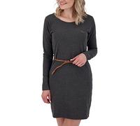 Blusenkleid ALIFE & KICKIN "Damen EllinAK A", Damen, Gr. XL, Normalgrößen, grau (moonless melange), 65% Baumwolle, 35% Polyester, Kleider Blusenkleid (70494807-XL) moonless melange