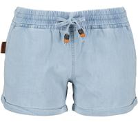 Shorts ALIFE & KICKIN "Damen JaneAK", Damen, Gr. S, Normalgrößen, blau (light denim), 95% Baumwolle, 5% Elasthan, Hosen Shorts (29886321-S) light denim