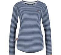 Alife & Kickin Damen LeaAK Z Longsleeve Marine Melange-XS