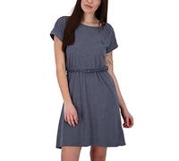 Alife and Kickin Damen NoraAK Dress Sommerkleid Kleid, Marine, L