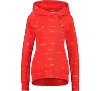 alife & kickin Damen SnakecharmerAK Sweatjacket Sweatjacke Kapuzensweatjacke, Fiesta, S