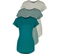 Alife & Kickin Damen T-Shirt AriAK Triplepack 51086-9999 Alpine Frost-XXL