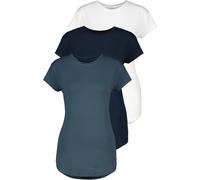 Alife & Kickin Damen T-Shirt AriAK Triplepack 51086-9999 Nightblue-XXL