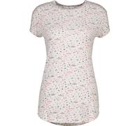 Alife & Kickin Damen T-Shirt MalisaAK Shirt 51090-9999 Brilliant White Ocean Wildlife-3XL