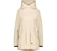 ALIFE and Kickin ArlettaAK A Parka - Leichte Damen Übergangsjacke, Stylisch und Funtional, Kapuzenjacke für Frauen mit 2 Wege Zip, Unifarbene Frühlingsjacke Damen Übergangsjacke, Jacke Chalk M