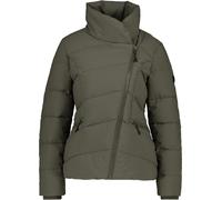Winterjacke ALIFE & KICKIN "Damen NellAK A", Damen, Gr. S, grün (olive drab), 100% Polyester, normal hüftlang, Rippbündchen, Jacken Winterjacke, Figurbetont mit schrägem Reißverschluss und hohem gefüt