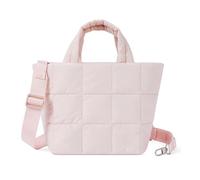ALINUOYQ Mini Gestepptes Tote-Bag Puffer Crossbody for Damen, Leichte Puffy Umhängetasche aus Nylon, Schulterhandtasche for Arbeit, Fitnessstudio und Alltag