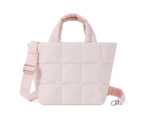 ALINUOYQ Mini Gestepptes Tote-Bag Puffer Crossbody for Damen, Leichte Puffy Umhängetasche aus Nylon, Schulterhandtasche for Arbeit, Fitnessstudio und Alltag