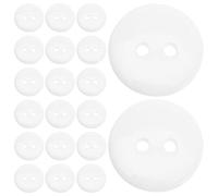 Alipis 100 Stück Weiße Harzknöpfe Rund 23mm mit 2 Löchern Nähknöpfe für Pullover Hemden und Anzüge Vielseitig für Bastelarbeiten Ersatzknöpfe und Dekoration