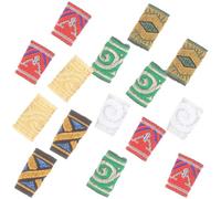 Alipis 15 Stück Teiliges Bunte Haarschmuck Ringe aus Stoff Dekorative Hair Braid für Zöpfe Dreadlocks und Pferdeschwanz Langlebig und Vielseitig Einsetzbar für Stylische Haarakzente