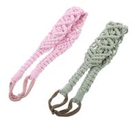 Alipis 2 Stck Teiliges Boho Häkel stirnband aus Baumwollseil Dehnbar Weich und Bequem Modisches Haarband für Frauen Geeignet für Sport Yoga und Alltag Dekoratives Handgefertigtes