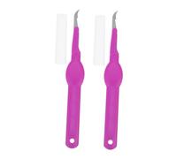 Alipis 2 Stück Teiliges Nahttrenner und Edelstahl Scharfer Fadenentferner für Präzises Nähen Leichtes Schneidewerkzeug für DIY bastelarbeiten und Feine Nahtentfernung zu Hause