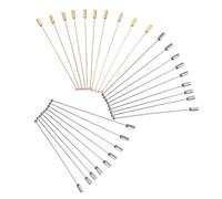 Alipis 20 Stück Edelstahlnadeln 90mm Leichte Metallstifte für Broschen und Anstecknadeln Elegantes Design für Büro und Reisen Tragbar und Robust