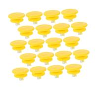 Alipis 20 Stück Ersatzspikes für Eiskrallen aus Stahl in Gelb Robuste Traktionsstollen für Schuhe Vielseitige Anti Rutsch Schuhspikes für EIS und Winterwandern