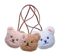 Alipis 3 Stück Strapazierfähige Plüsch Bär Schlüsselanhänger in Braun Khaki und Weiß Verschleißfestes Taschenzubehör für Kinder Selbstgemacht Schmuckherstellung und Geschenk