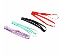 Alipis 4 Stück Elastische rutschfeste Sport Haarbänder aus Stoff in Bonbonfarben für Yoga Fitness und Laufen Damen Stirnband