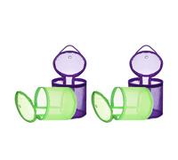 Alipis 4 Stück Garnaufbewahrungstaschen mit Griff Atmungsaktive Stricktasche aus Robustem Netzstoff 13 X 125cm Garnhalter für Stricken Häkeln Tragbarer Organizer für Garnknäuel und