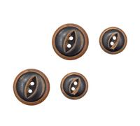 Alipis 40 Stück Ochsenhorn Nähknöpfe 115 20mm Retro Hemd und Pulloverknöpfe Dekorative Ersatzknöpfe für Jacken und Mäntel