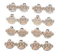 Alipis 8 Paare Verstellbare Hosenknöpfe zum Enger Machen Nagelfreie Abnehmbare Taillenspanner mit Niedlichen Katzenpfoten design Passend für Jeans Hosen Röcke und Kleider