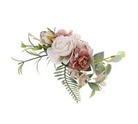 Alipis Florale Haarnadel mit Blättern Haarspange für Brautschleier für Damen Hochzeit-haarkamm Dekorativer Kopfschmuck für Zeremonie
