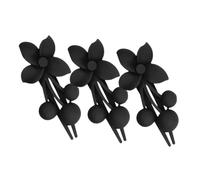 Alipis Französische Haarspangen Modisch und Elegant 3 Stück-pack mit Blumenmuster Sicherer Halt aus Robustem Abs für Frauen für Banquets und Partys