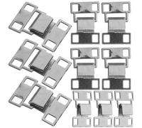 Alipis Metall Hosenhaken 10 Stück mit Ösenverschluss Haken und Stange aus Metall für Kleidungsdekoration und Nähzubehör Geeignet für Businessanzüge und Bastelarbeiten