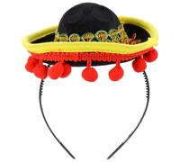 Alipis Mini Mexikanische Hüte Haarreifen Leicht Karneval Kopfschmuck Party Fasching Kostüm Zubehör für Erwachsene und Kreative Foto Requisiten