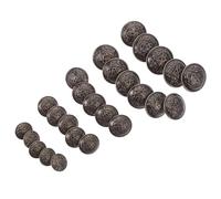 Alipis Vintage Messingknöpfe 50 Stück 15 25mm Selbstgemacht Ersatzknöpfe für Kleidung Anzüge Mäntel Nähen Zubehör