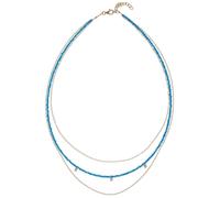 Alisia Schmuck Damen-Kette Chroma Goldfarben Blau AL4968.01.076