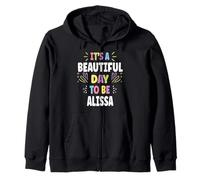 Alissa Personalized Name Beautiful Day Alissa Kapuzenjacke