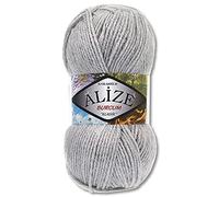 Alize Burcum Klasik 21 Grey Melange