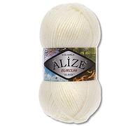 Alize 100 g Burcum Klasik Wolle (Hellcreme (62))