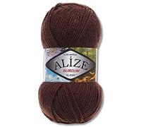 Alize 100 g Burcum Klasik Wolle (Kaffee (493))