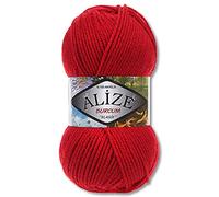 Alize 100 g Burcum Klasik Wolle (Rot (106))