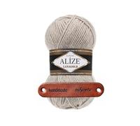 ALIZE 100g Lanagold 152 Beige Melange Premium Wolle kuschelweich für Herbst Winter Projekte Farbvielfalt für Pullover Cardigans und Accessoires mit mySearose Label