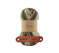 ALIZE 100g WOOLTIME 11021 Premium Wolle weiches Wollmischgarn für Socken Pullover und Winteraccessoires mit mySearose Label