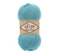 Alize 5 x 100g Strickgarn Baby Best Uni, Antipilling türkische Wolle (287)