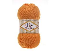 Alize 5 x 100g Strickgarn Baby Best Uni, Antipilling türkische Wolle (336)