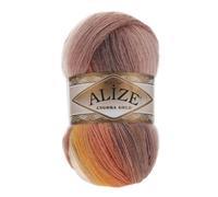 Alize Angora Gold Batik 100g Farbverlaufsgarn 20% Wolle Winterwolle Häkelgarn mehrfarbig Farbwahl, Farbe:4741 Sonnenaufgang
