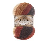Alize Angora Gold Batik 100g Farbverlaufsgarn 20% Wolle Winterwolle Häkelgarn mehrfarbig Farbwahl, Farbe:2626 Herbststimmung