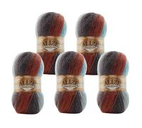 Alize Angora Gold Batik 5 x 100g Farbverlaufsgarn 20% Wolle Winterwolle Häkelgarn mehrfarbig Farbwahl