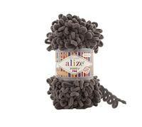 Alize Geschwollenes feines Babydeckengarn, 5 Knäuel, 500 g, 45 m, 100 % Mikropolyester, weich, super grob, sperrig, gewebt, zum Handstricken, 305 Stück