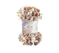 Alize Puffy 6403 Babydecke, feine Farbe, kleine Schlaufe, 100 % Micropolyester, weiches Garn, 400 g, 400 g