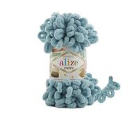 Alize Puffy Baby Big Loop Deckengarn, 100 % Micropolyester, weiches Garn, 400 g, 414