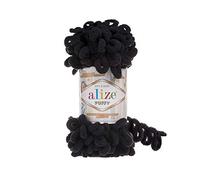 Alize Puffy Babydecke, Garn, 5 Knäuel, 500 g, 50 m, 100 % Micropolyester, weiches Garn, Babydecke, Handstrickgarn, super grob, sperrig, gewebt, gewobenes Garn (60)